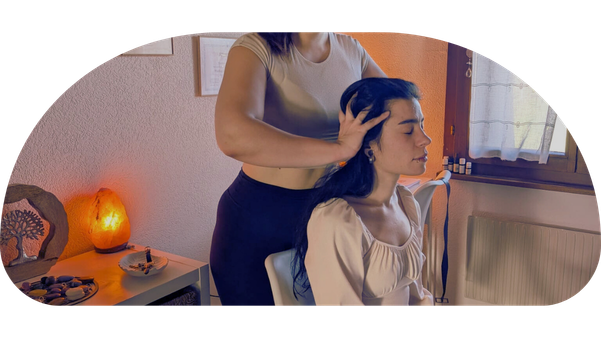 Massage indien du crâne et dos - Curam massage